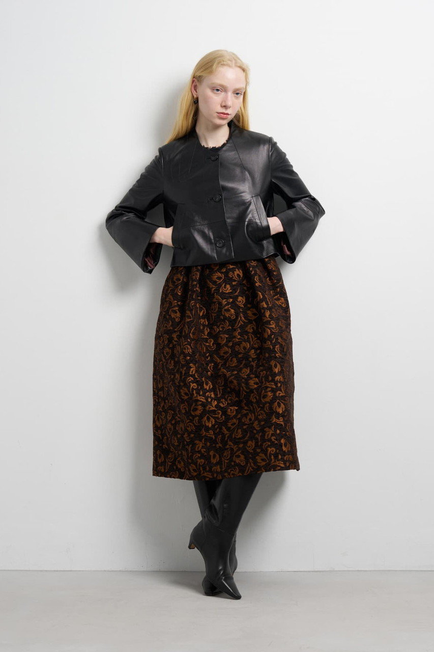 LANVIN en Bleu(ランバン オン ブルー)｜ラムレザーショートジャケット