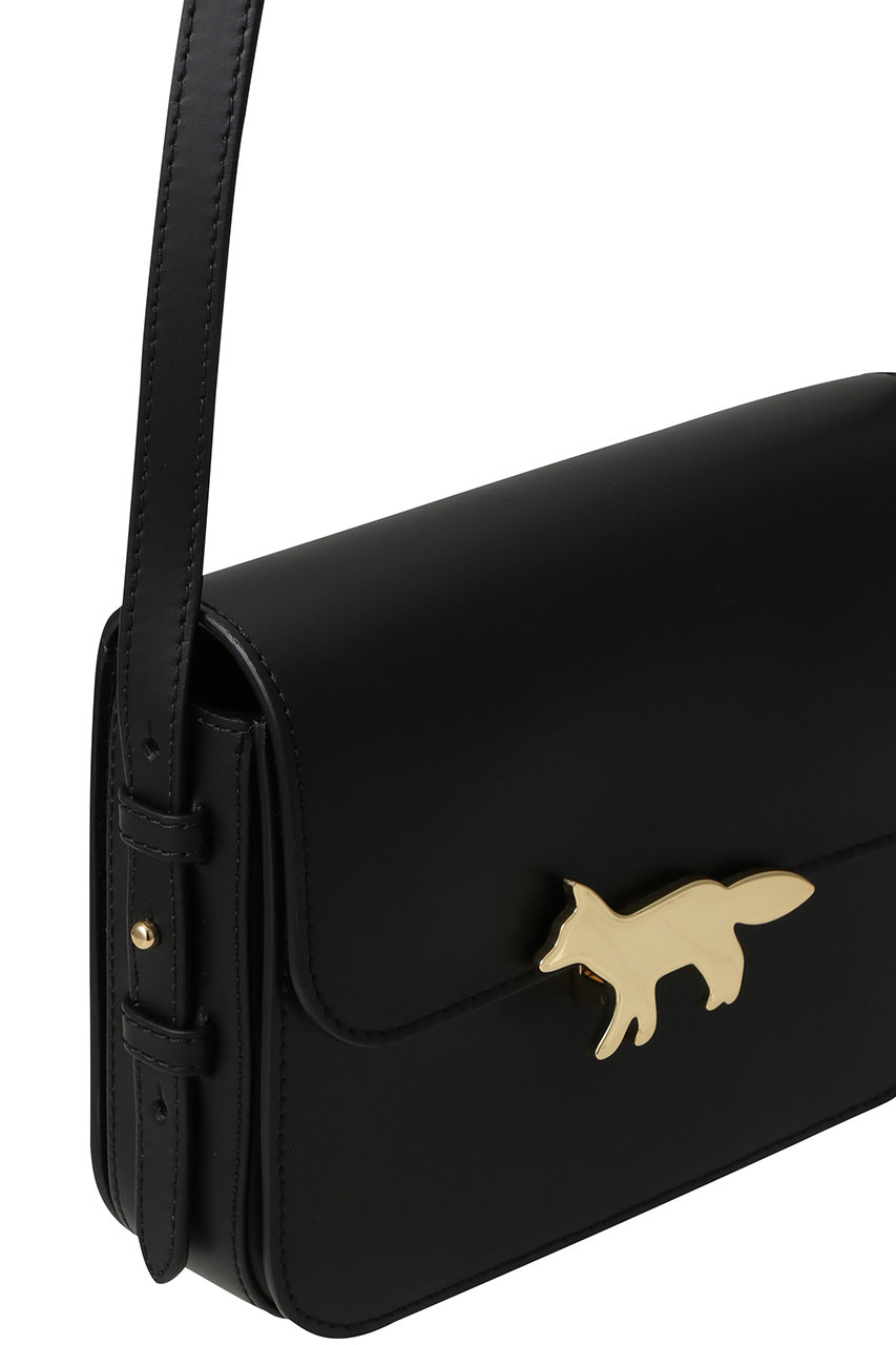 MAISON KITSUNE(メゾン キツネ)｜EDIE ショルダーバッグ/ブラック の