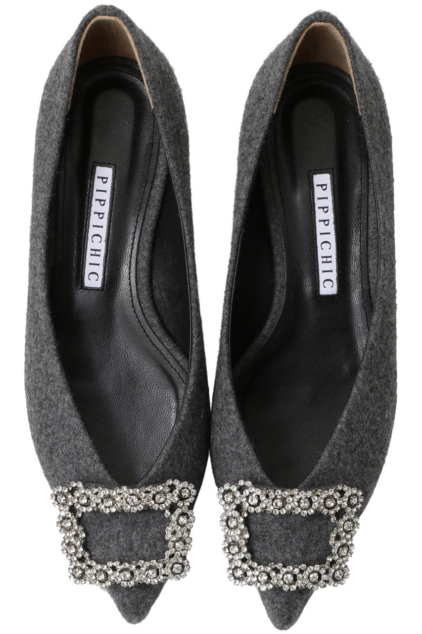 PIPPICHIC(ピッピシック)｜ANNA V JEWELRY フランネルフラットシューズ