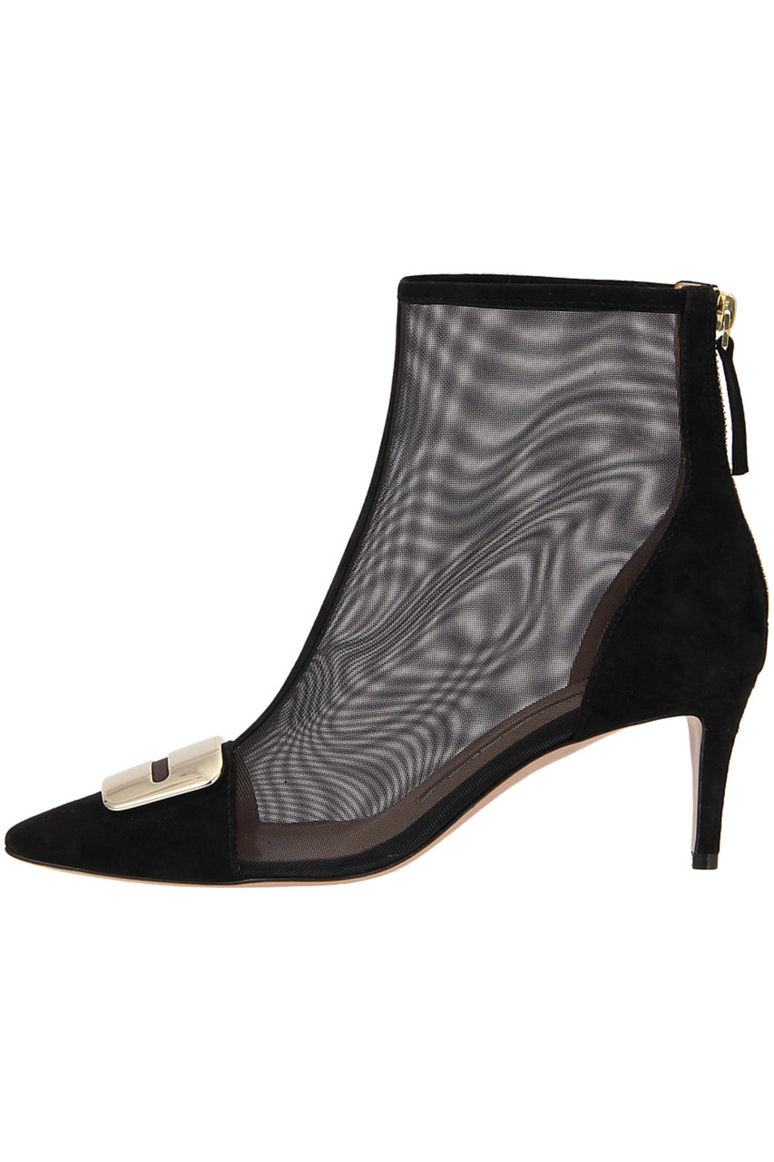 PELLICO(ペリーコ)｜ANELLI FIBBIA メッシュショートブーツ/ブラック