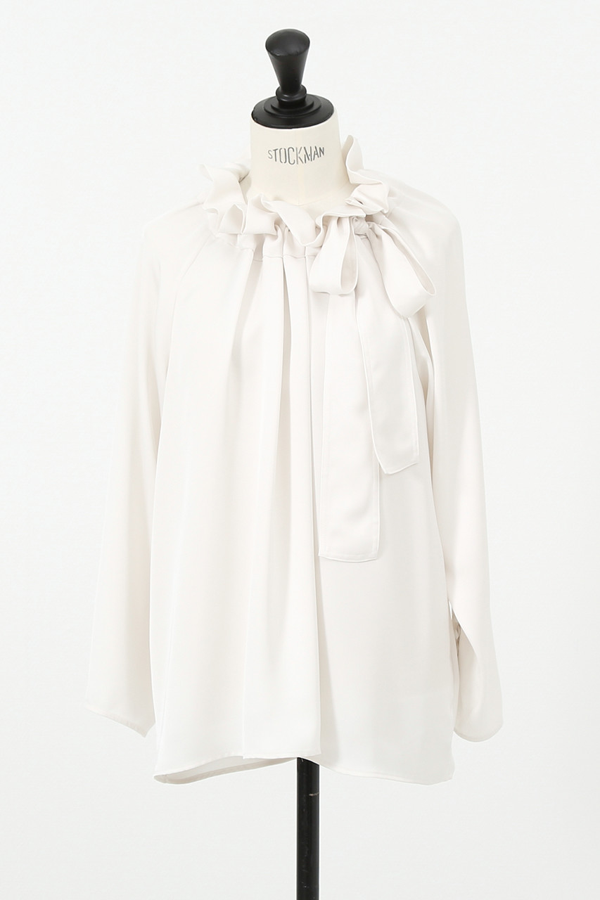 DESIGNWORKS(デザインワークス)｜サテンリボンブラウス/オフホワイト