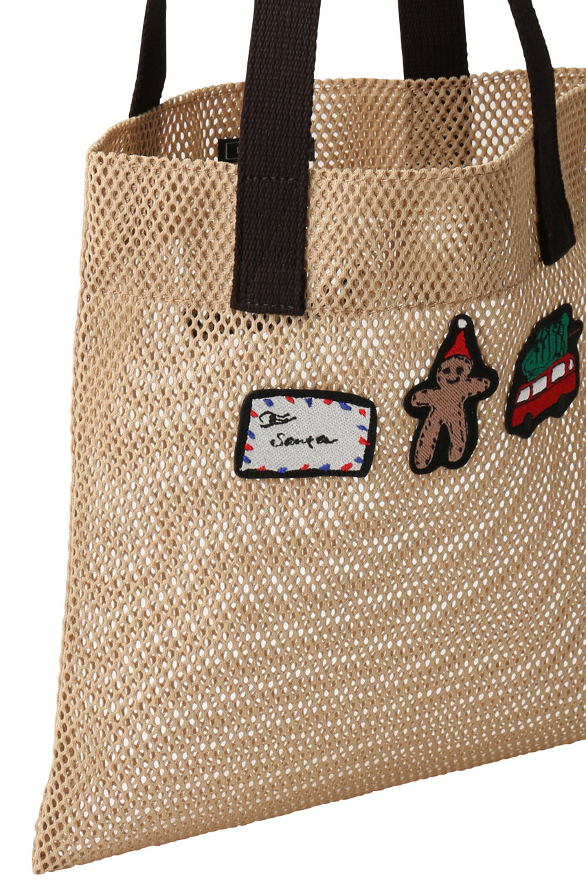 LUDLOW(ラドロー)｜Mesh tote mini/ベージュ の通販｜ELLESHOP・(エル