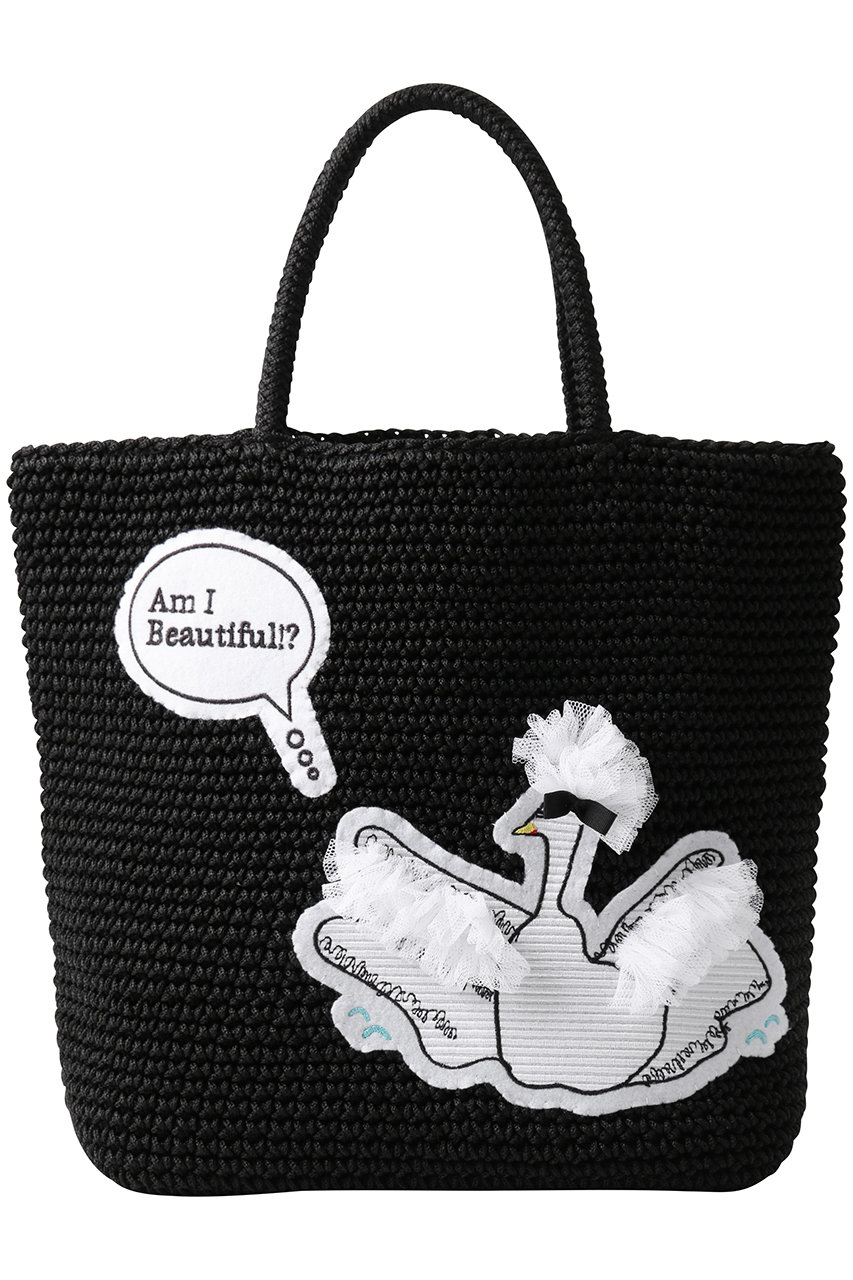 LUDLOW(ラドロー)｜Cord bag (Swan)/ブラック の通販｜ELLESHOP・(エル