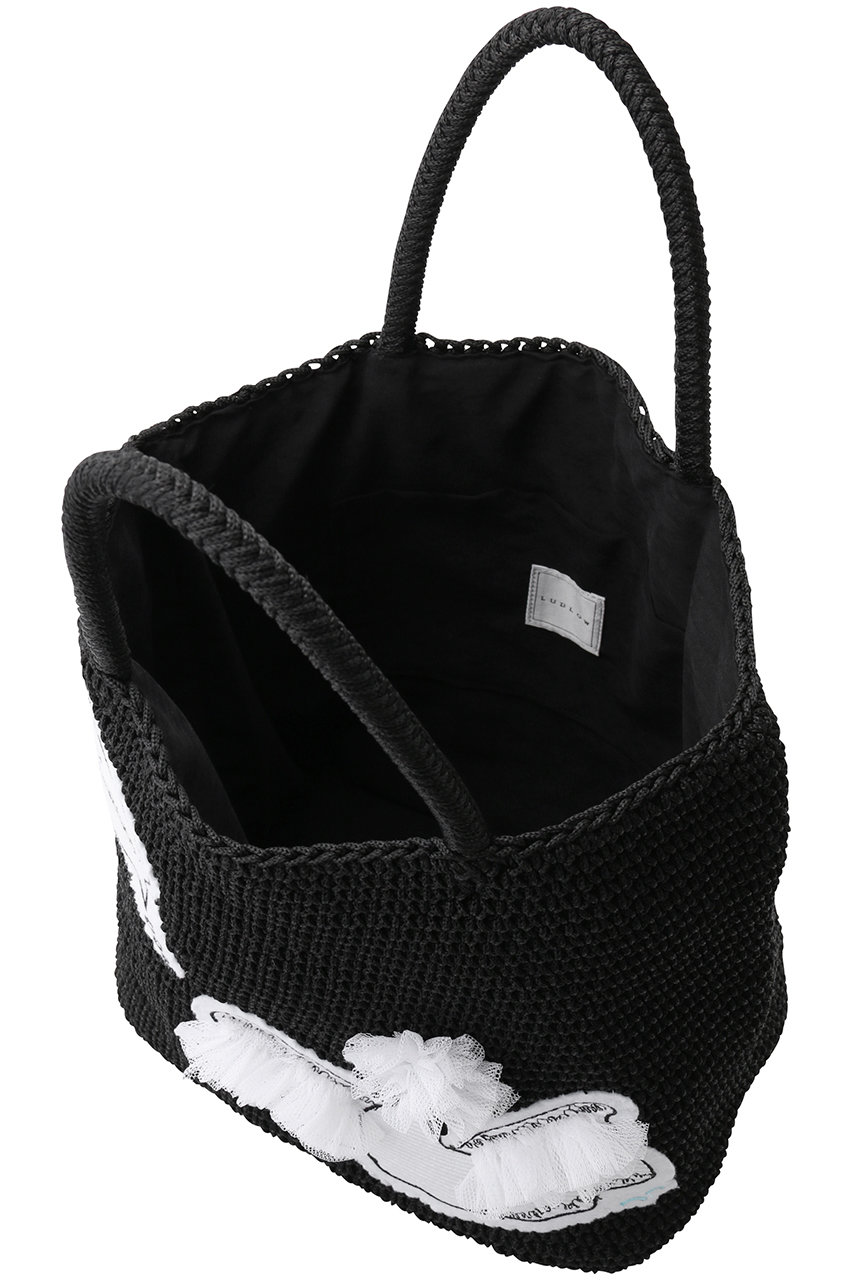 LUDLOW(ラドロー)｜Cord bag (Swan)/ブラック の通販｜ELLESHOP・(エル