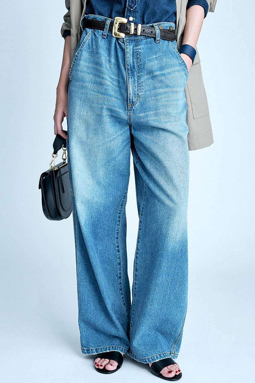 BRILL(ブリル)｜デニムペインターパンツ/ブルー の通販｜ELLESHOP