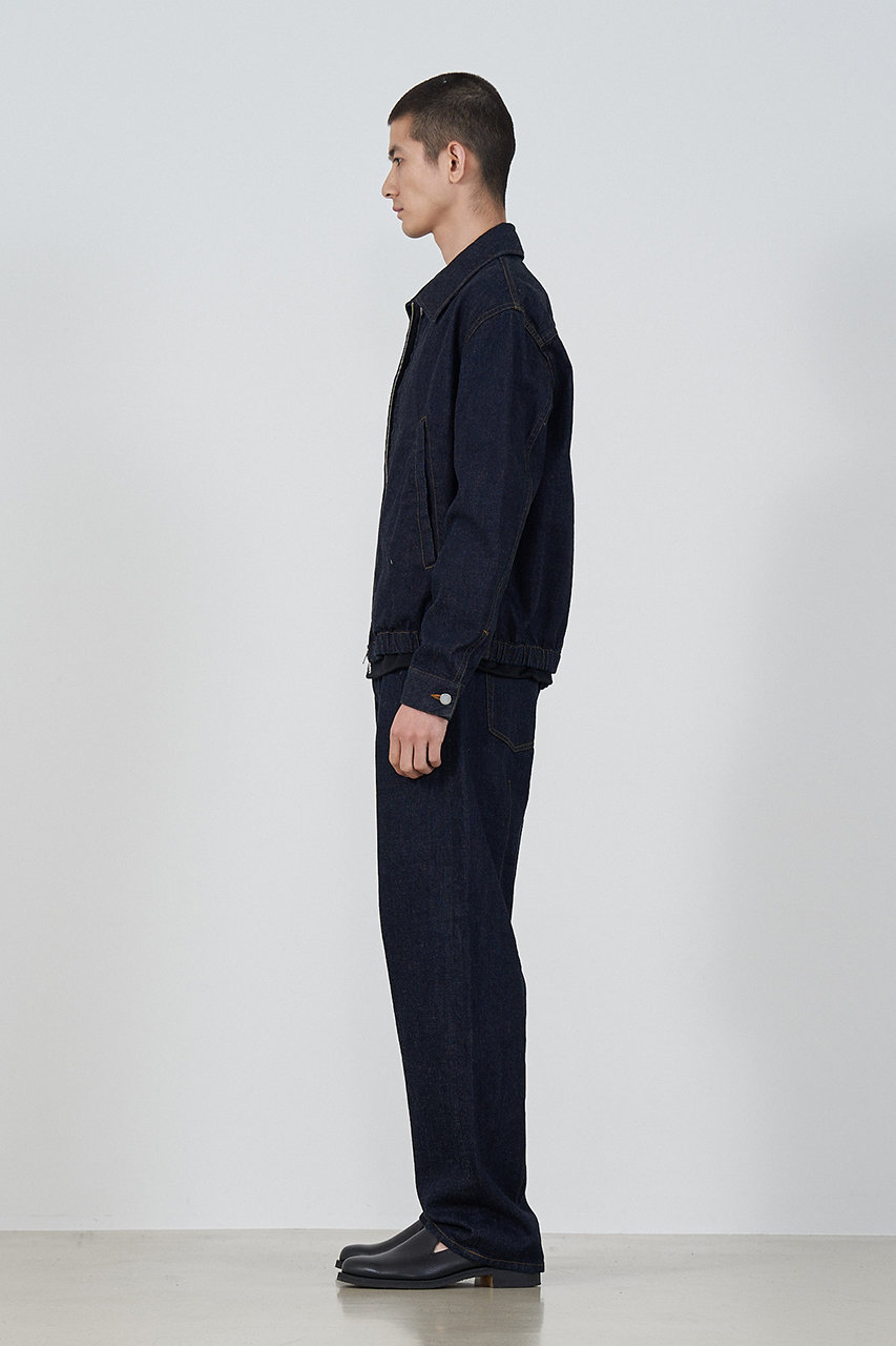 YOKE(ヨーク)｜【UNISEX】DENIM FRONT ZIP ブルゾン/インディゴ の通販