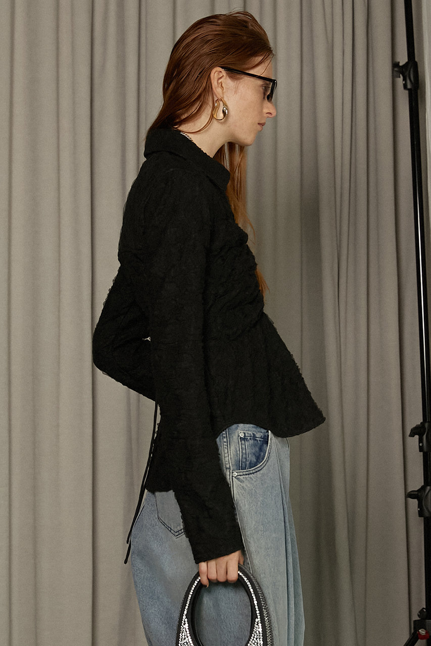 PRANK PROJECT(プランク プロジェクト)｜チュールジャガードシャツ