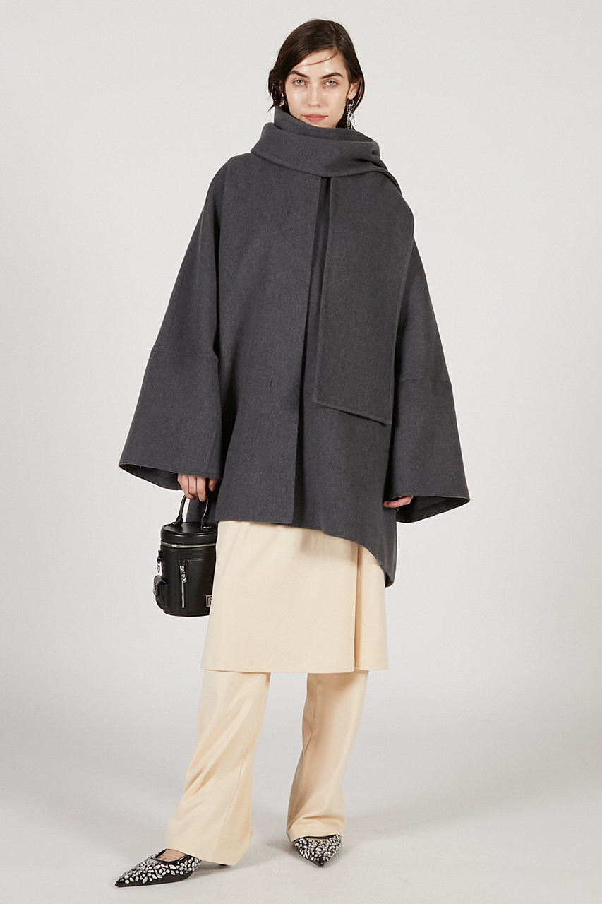 PRANK PROJECT(プランク プロジェクト)｜マフラー付きポンチョコート