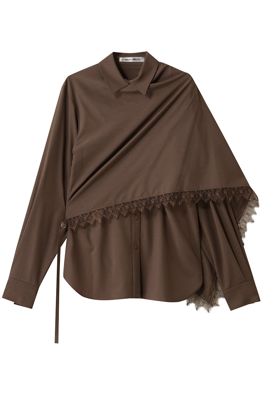 楽天ポイント還元】PRANK PROJECT スカーフシャツ / Scarf Shirt (BRN