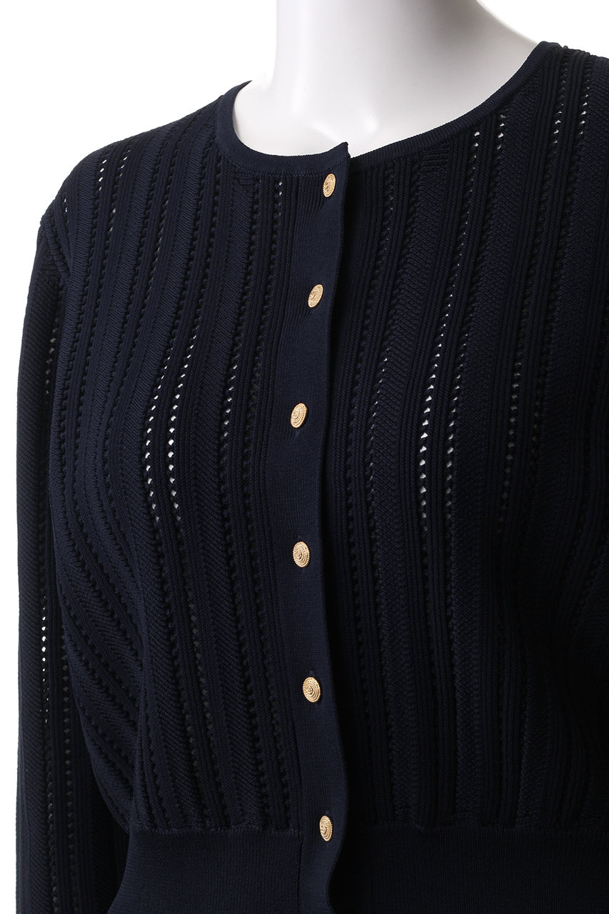 CORCOVADO(コルコバード)｜レースニットカーディガン/ホワイト の通販