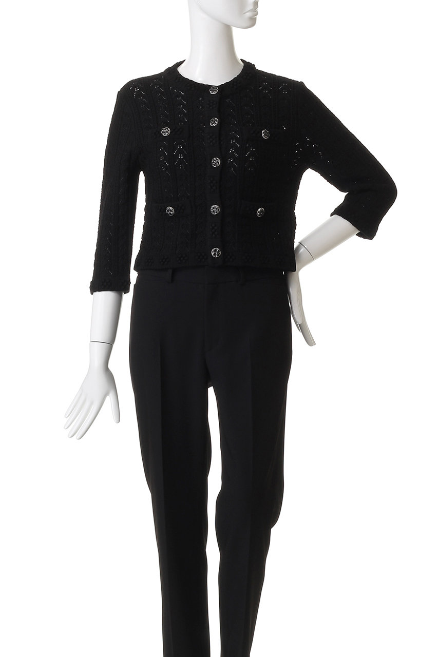 CORCOVADO(コルコバード)｜ソフトファインヤーンカーディガン/ブラック