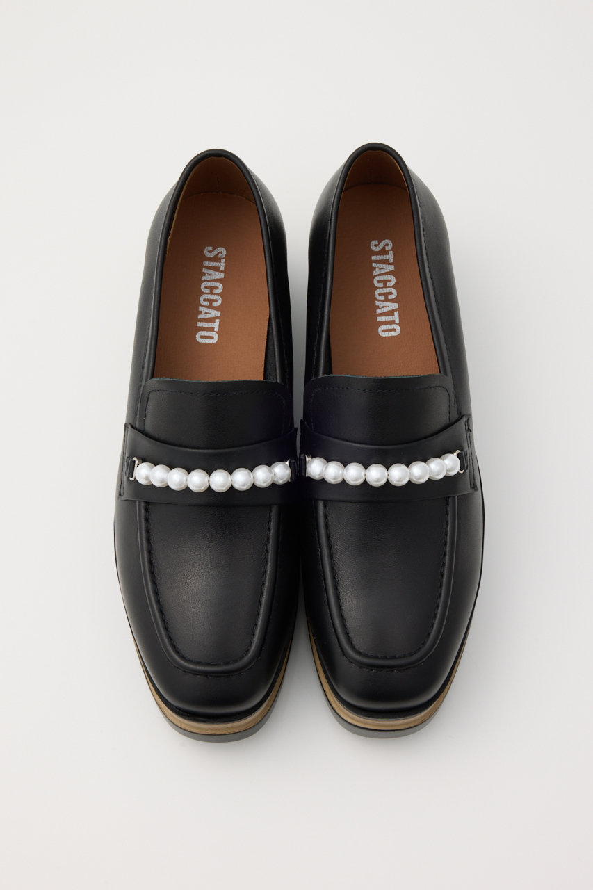 STACCATO(スタッカート)｜パールチェーンプラットフォーム/ブラック の