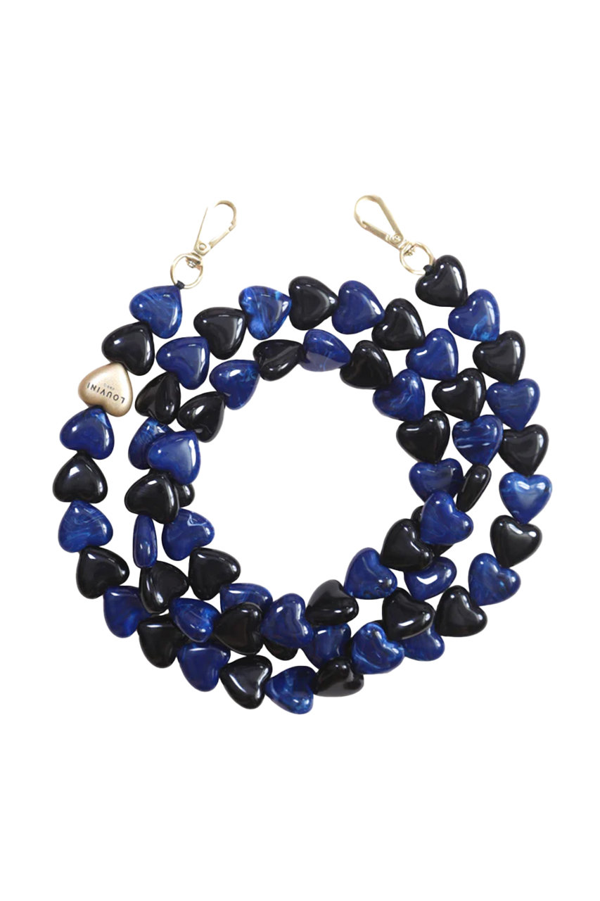 Louvini Paris(ルヴィニ パリ)｜スマホチェーン CUORE/BLACK-NAVY の