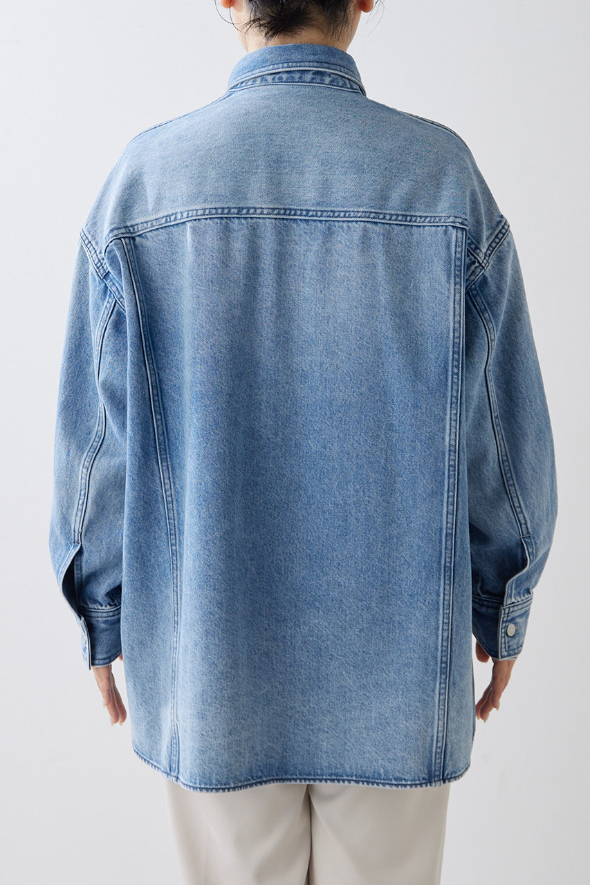 Whim Gazette(ウィム ガゼット)｜ドロップデニムシャツ/インディゴ