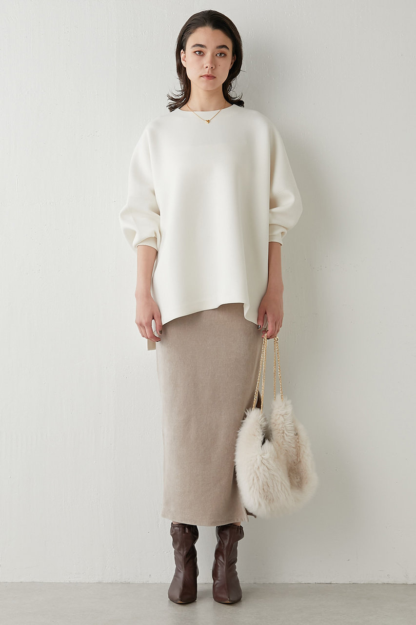 Whim Gazette(ウィム ガゼット)｜ダンボールプルオーバー/オフホワイト