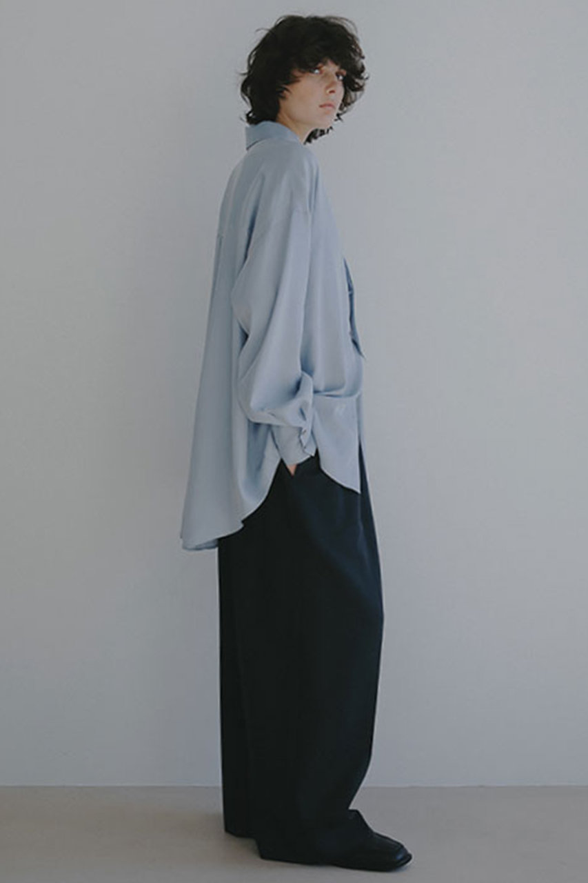 ETRE TOKYO(エトレトウキョウ)｜キュプラネクタイオーバーサイズシャツ