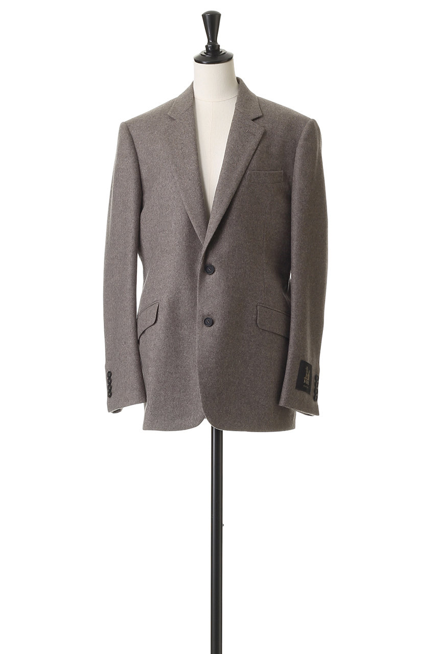 BLAMINK(ブラミンク)｜テーラード2ボタンジャケット/ミッドグレー の