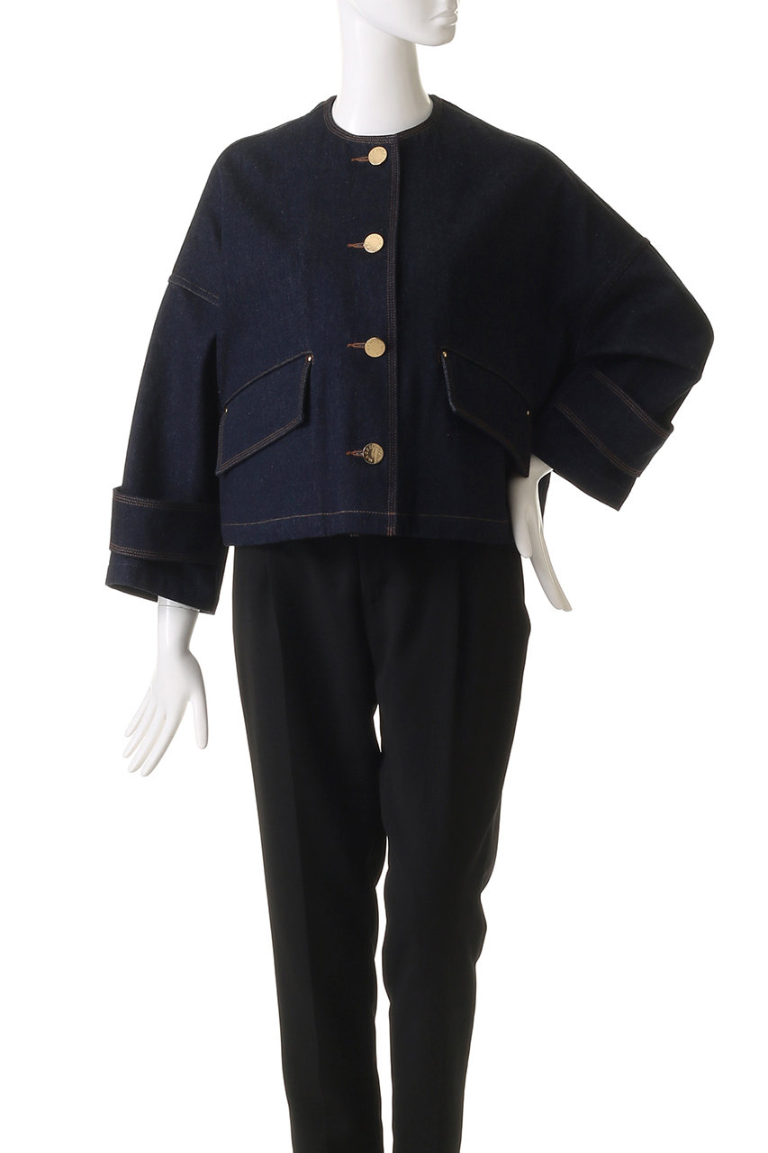 MACKINTOSH(マッキントッシュ)｜HUMBIE ノーカラーデニムジャケット