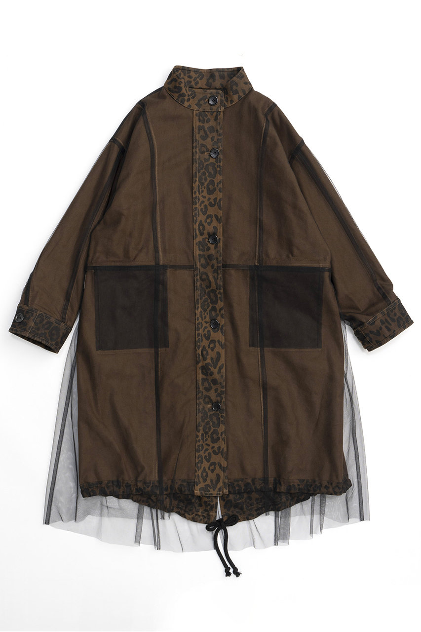 MAISON SPECIAL(メゾンスペシャル)｜Reversible Leopard Tulle Mod