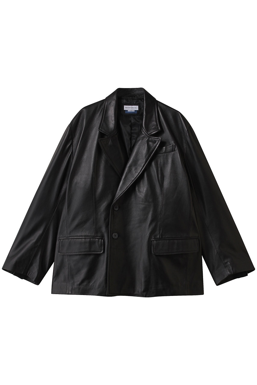 MAISON SPECIAL(メゾンスペシャル)｜【UNISEX】SHEEPレザーピークド