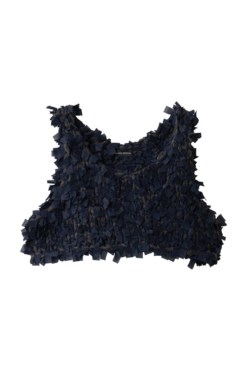 MAISON SPECIAL(メゾンスペシャル)｜Ribbon Knit Camisole Tops/リボン