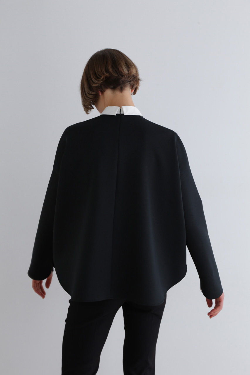 LE PHIL(ル フィル)｜スキューバダンボールブラウス/ブラック の通販