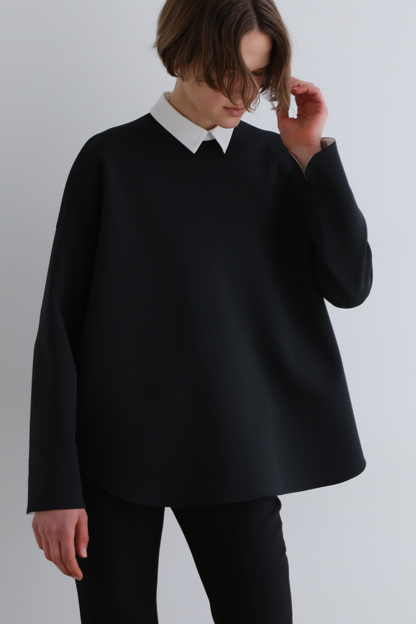 LE PHIL(ル フィル)｜スキューバダンボールブラウス/ブラック の通販