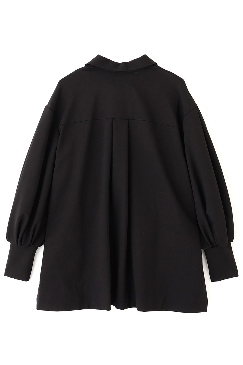 LE PHIL(ル フィル)｜ベビーポンチ袖タックカットソー/ブラック の通販