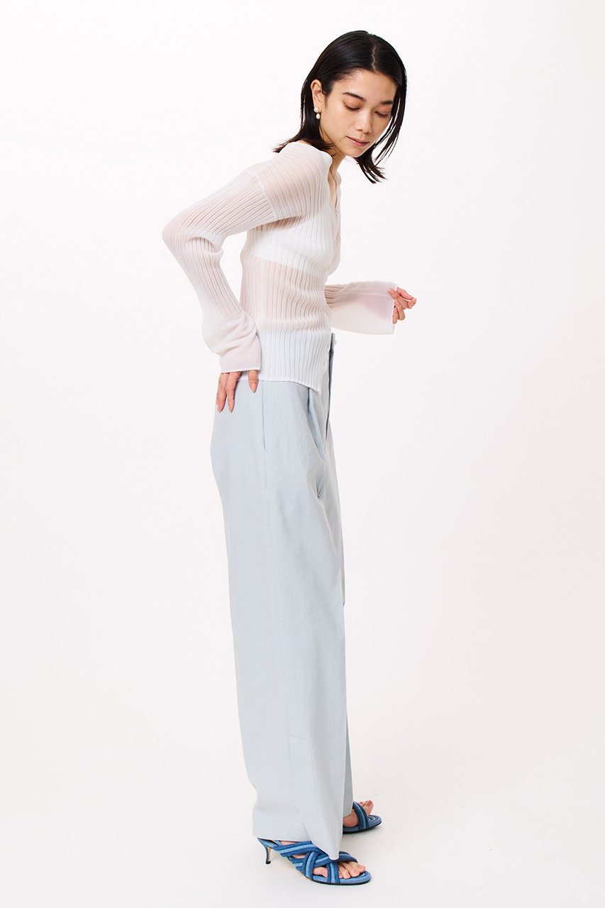 STUNNING LURE(スタニングルアー)｜rシアーリブニットカーディガン