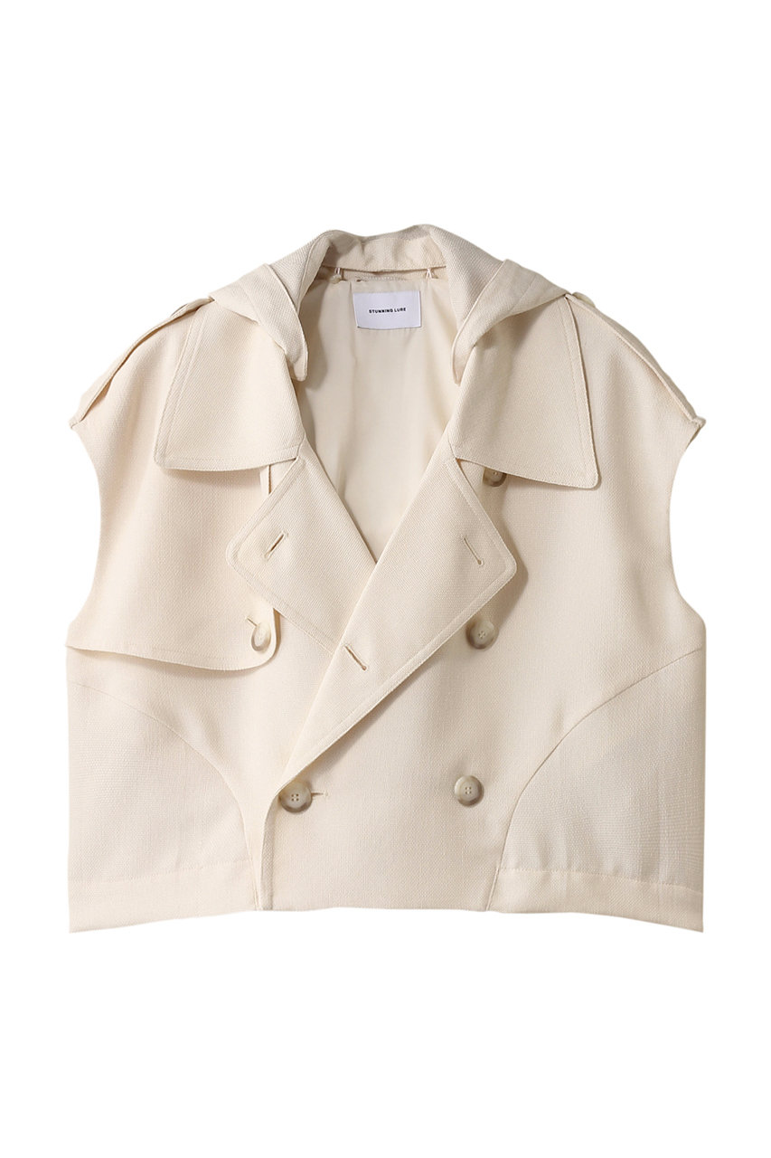 STUNNING LURE(スタニングルアー)｜ショートトレンチポンチョ/オフ