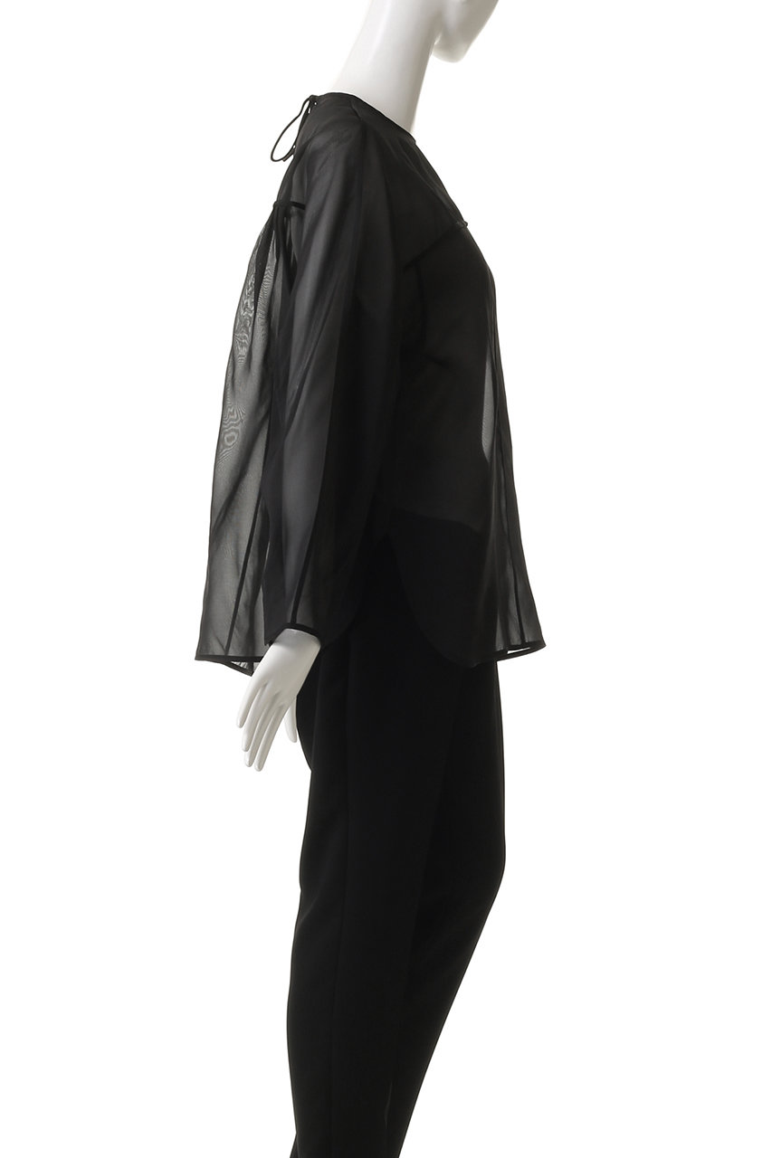 DEPAREILLE(デパリエ)｜シルクオーガンジーブラウス/ベージュ の通販