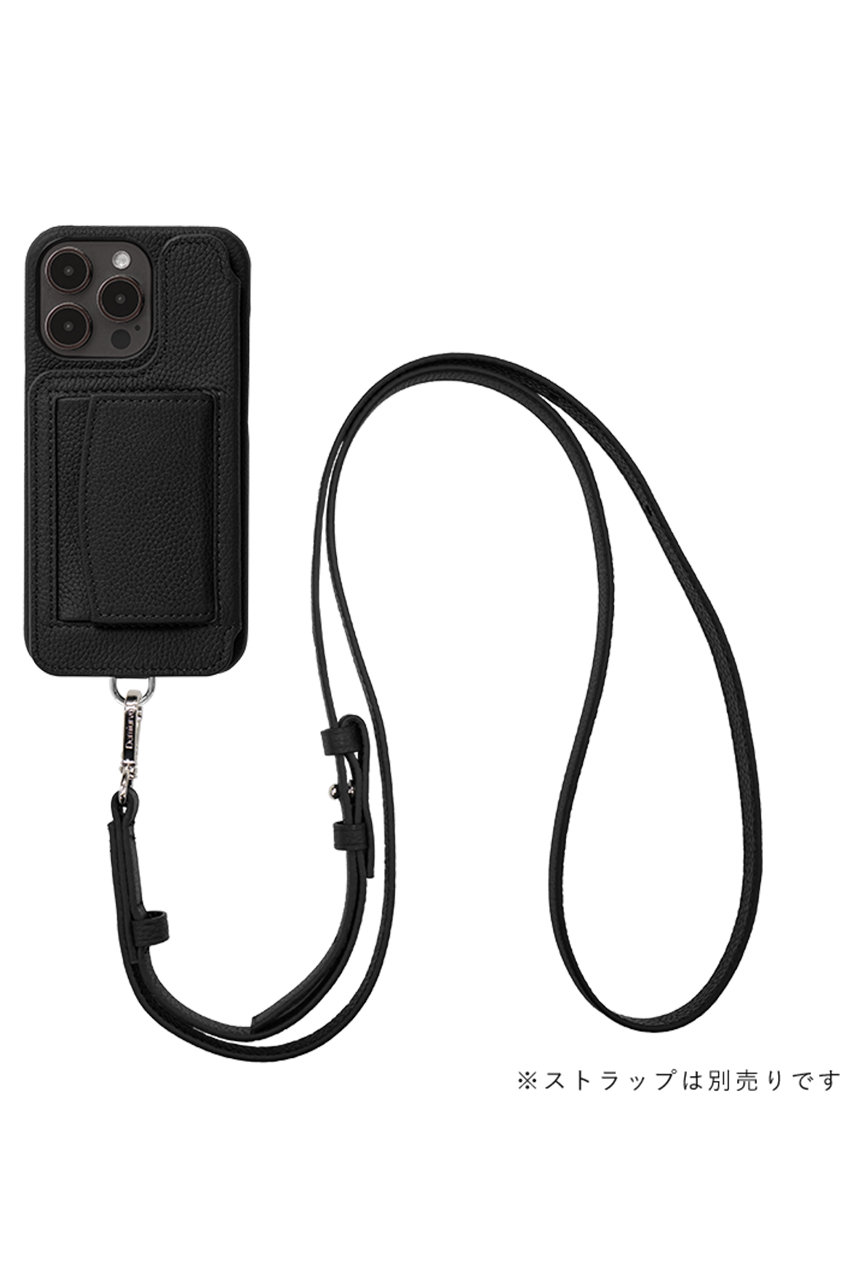 DEMIU(デミュウ)｜iPhone16 POCHE 背面収納スマホケース ストラップ