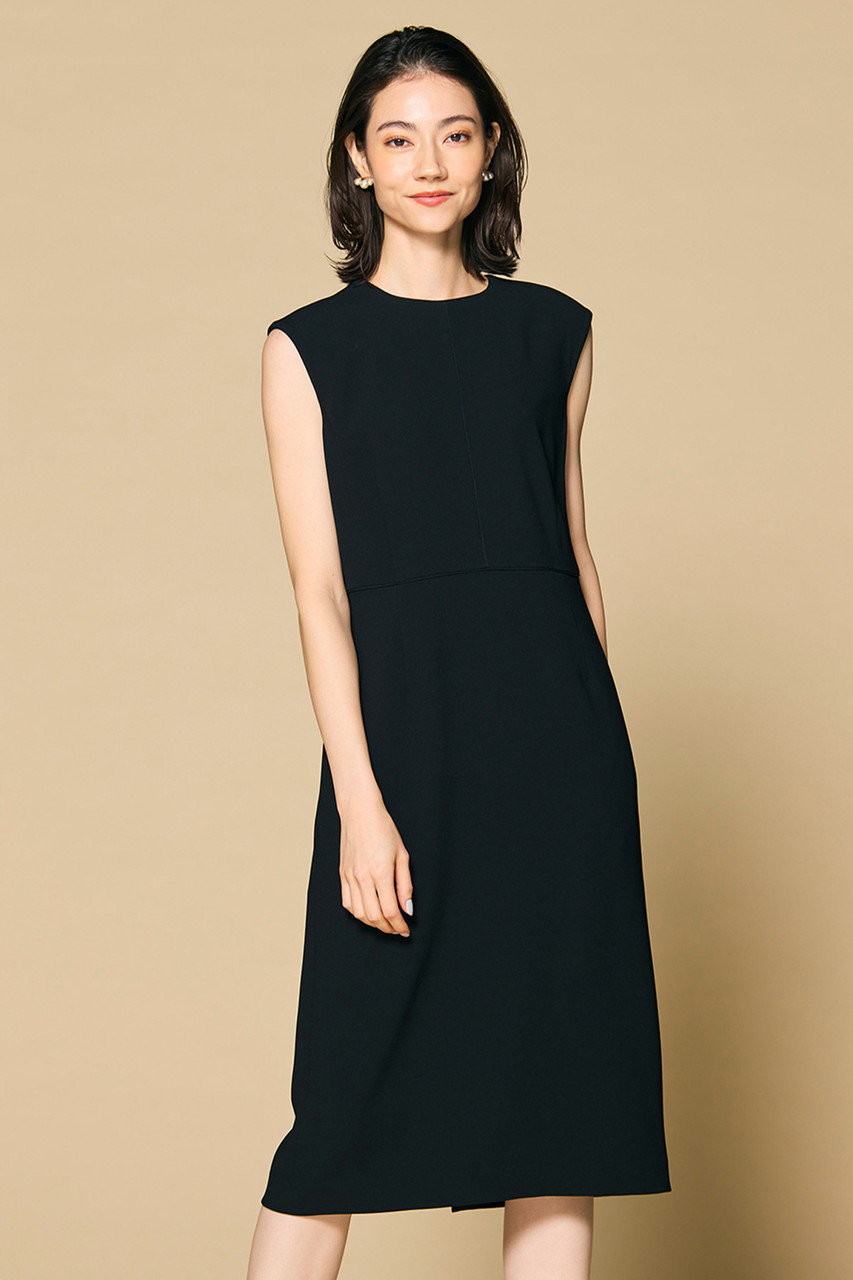 BEIGE，(ベイジ，)｜CINDY（シンディ）/クルーネックドレス/Black