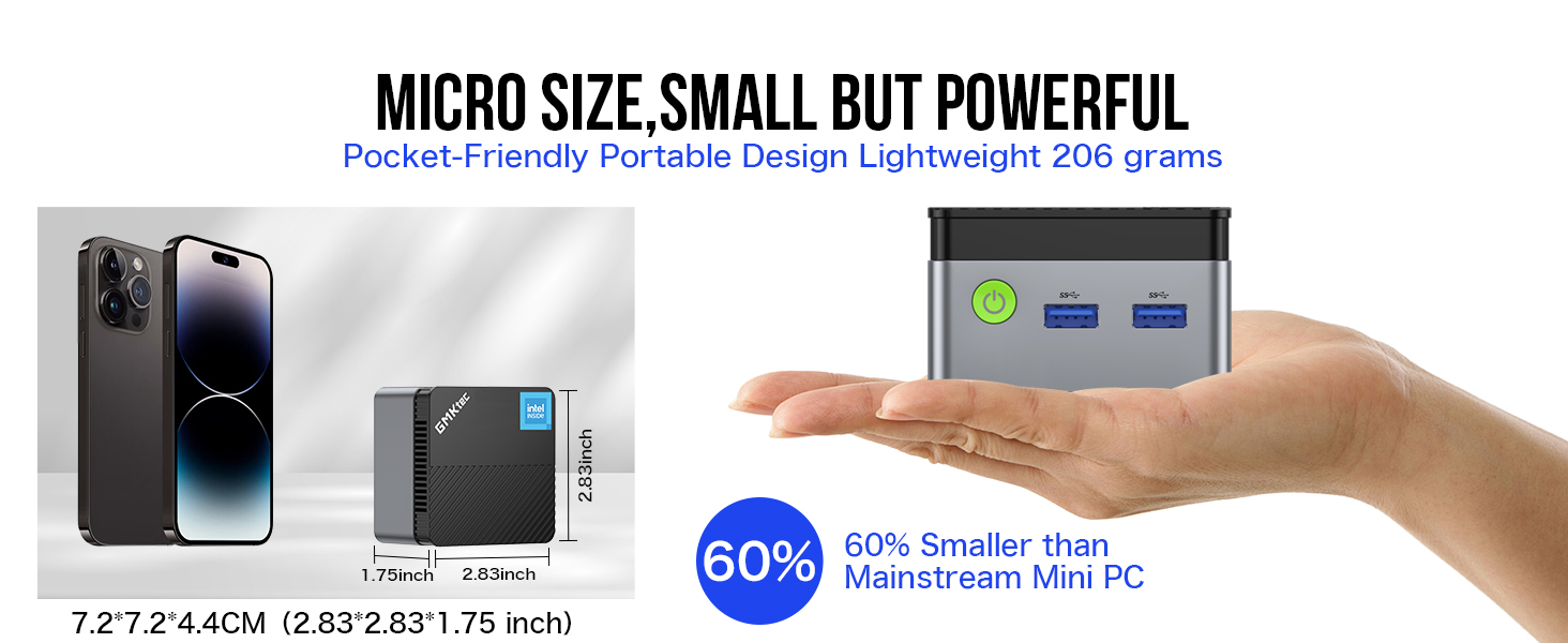 Intel Alder Lake N97 Mini PC--NucBox G5