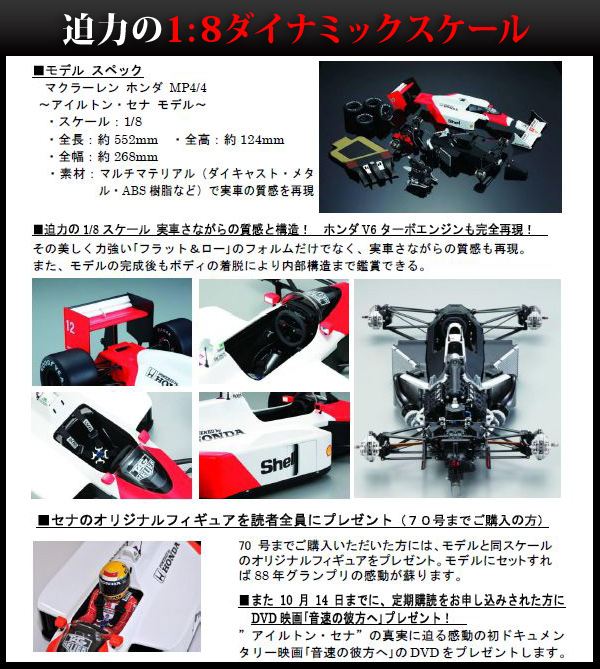 週刊 マクラーレンホンダ MP4/4｜定期購読 - 雑誌のFujisan