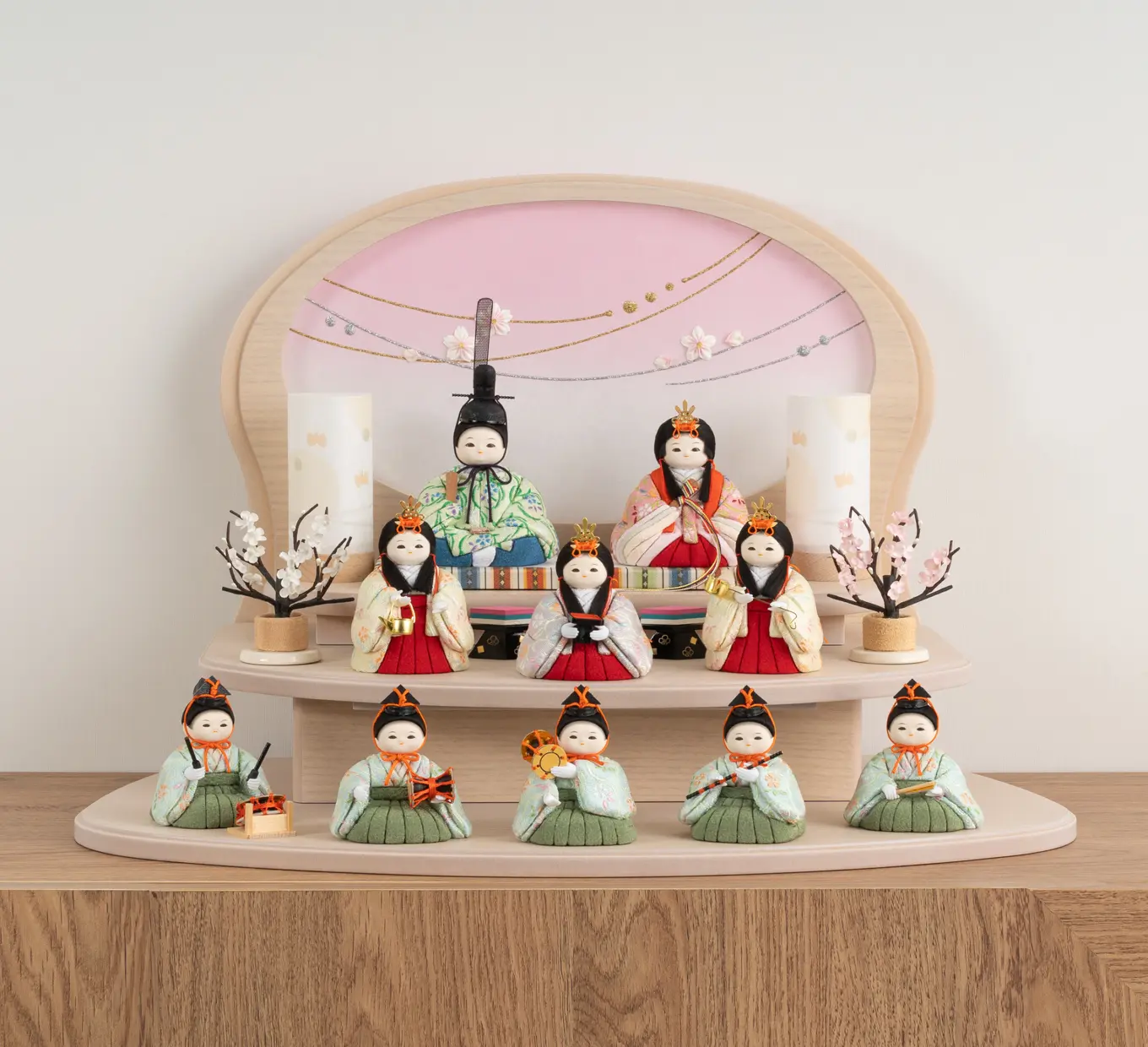 雛人形「雛道具 高坏三宝（ミニ）」｜雛人形の通販 ふらここ