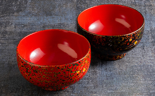 三百余年の伝統 『津軽塗(唐塗) お椀・お箸セット』【1027176】 - 青森