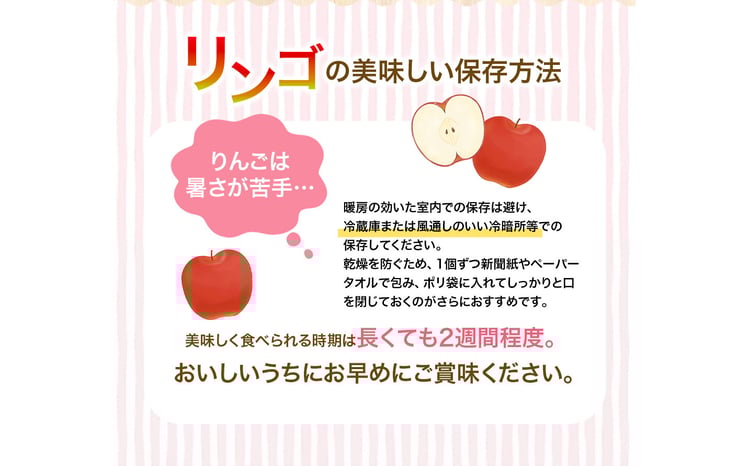 11月上旬頃より順次発送】大文字りんご園 大夢（おおゆめ） 約3kg (7