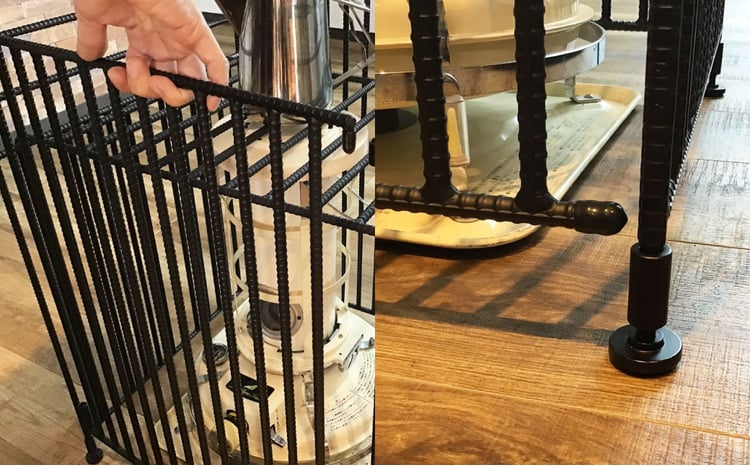 ストーブガード 格子13本タイプ （ アラジン ／ トヨトミ ／ コロナ