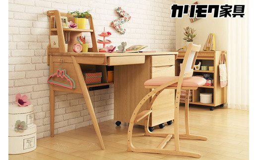 カリモク家具『学習デスクセット：ピュアナチュールE』SU3310 AU0302