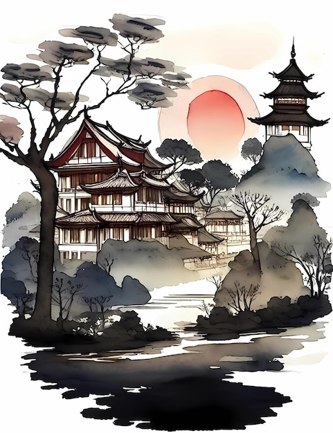 chinese-ink-landscape-painting