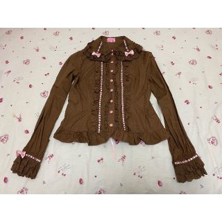 Angelic Pretty（シャツ/ブラウス(長袖/七分) ・ ブラウン/茶色系）の