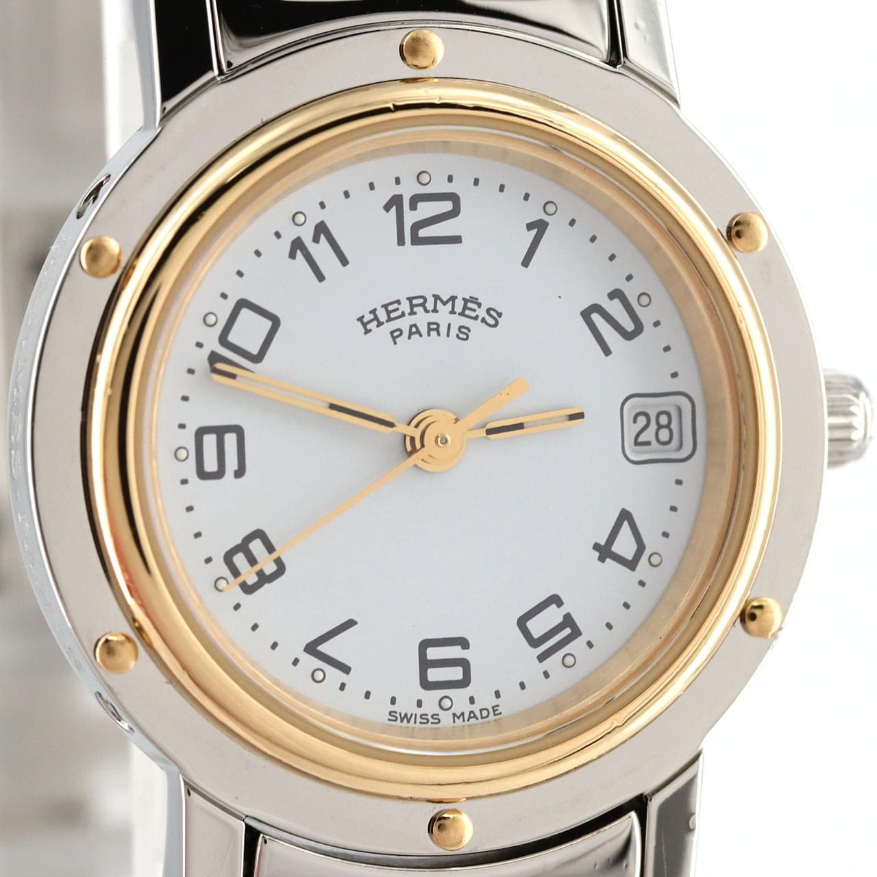 コメ兵｜エルメス クリッパー コンビ CL4.220 SSxGP クォーツ