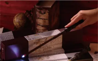 ハリー・ポッター」魔法の杖が交通系ICカードに 華麗に自動改札機を