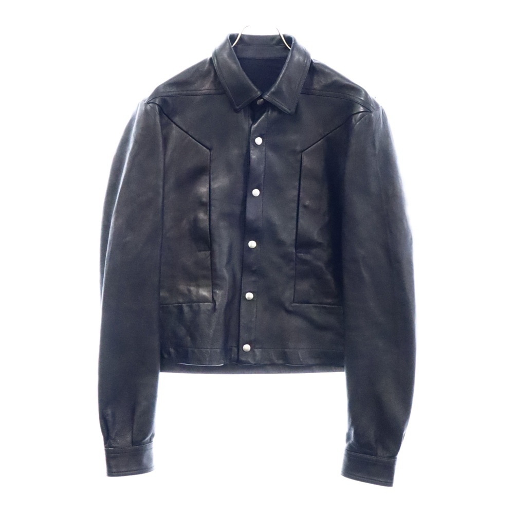 リックオウエンス 23SS Alice Strob Shirt Leather Jacket アリス