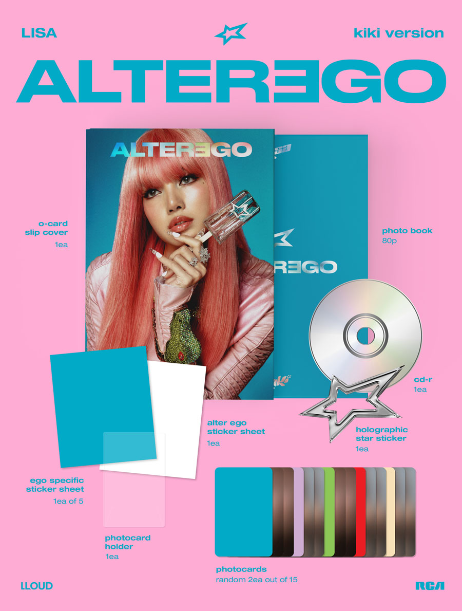 LISA(BLACKPINK) ソロ・デビュー・アルバム『Alter Ego』輸入盤 2025年