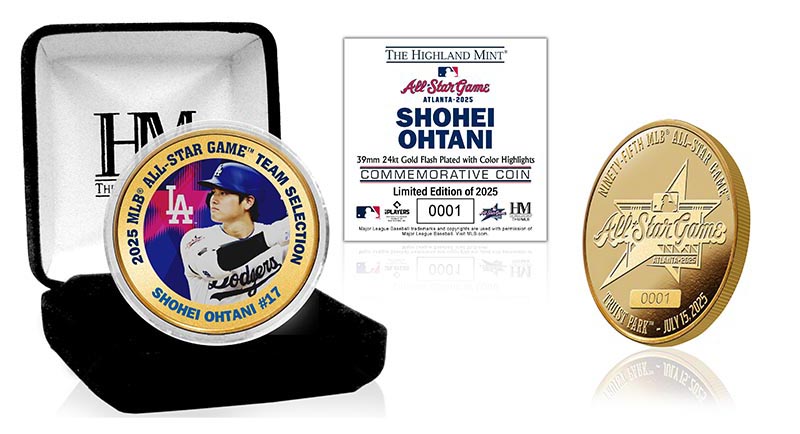 ドジャース 大谷翔平 2025 MLB オールスターゲーム出場記念グッズ発売