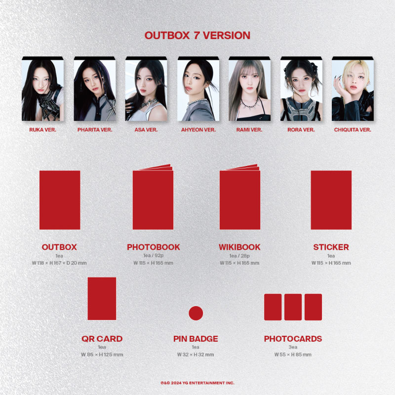 BABYMONSTER 1st MINI ALBUM [BABYMONS7ER] HMV限定特典が決定！|K-POP