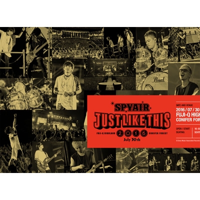 JUST LIKE THIS 2016 【初回生産限定盤】 : SPYAIR | HMV&BOOKS online