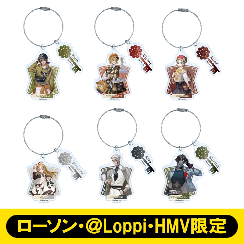 ワイヤーアクリルキーホルダー6個セット（メトロポリス衣装